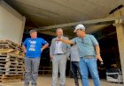 João Pinheiro recebe apoio de Fernando Shimizu em visita à FAIP e ao novo shopping de Marília