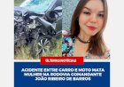 Mulher morre em grave acidente na Rodovia Comandante João Ribeiro de Barros
