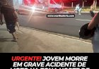 URGENTE! Jovem morre em grave acidente de moto na zona norte de Marília