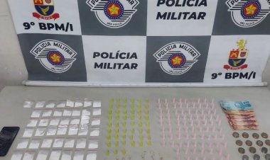 Homem é preso por tráfico de drogas na zona sul de Marília