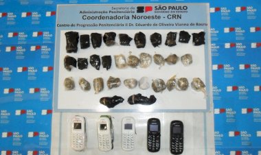Drogas, celulares e eletrônicos: centenas de itens são apreendidos com detentos de Marília e regiao após saída temporária
