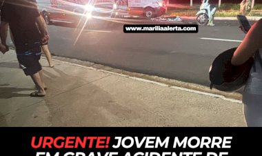 URGENTE! Jovem morre em grave acidente de moto na zona norte de Marília