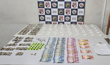 Força Tática e ROCAM prendem dupla com mais de 800 porções de drogas na zona norte de Marília