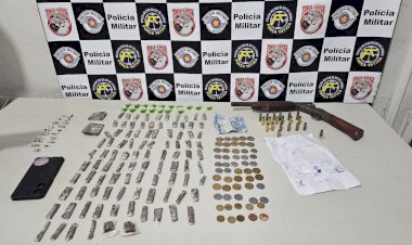 Polícia Militar prende pai e filho por tráfico e porte ilegal de arma em Marília