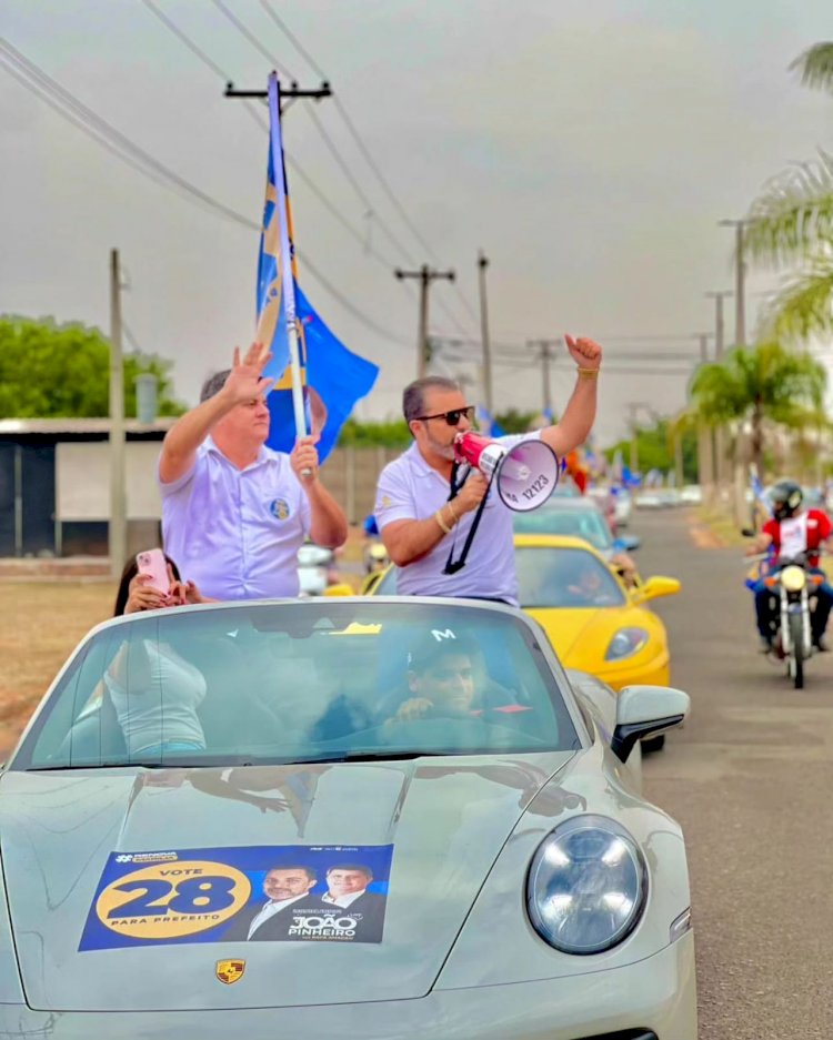 Carreata Histórica Agita a Zona Sul de Marília: Helicóptero e 200 Carros Marcam Presença