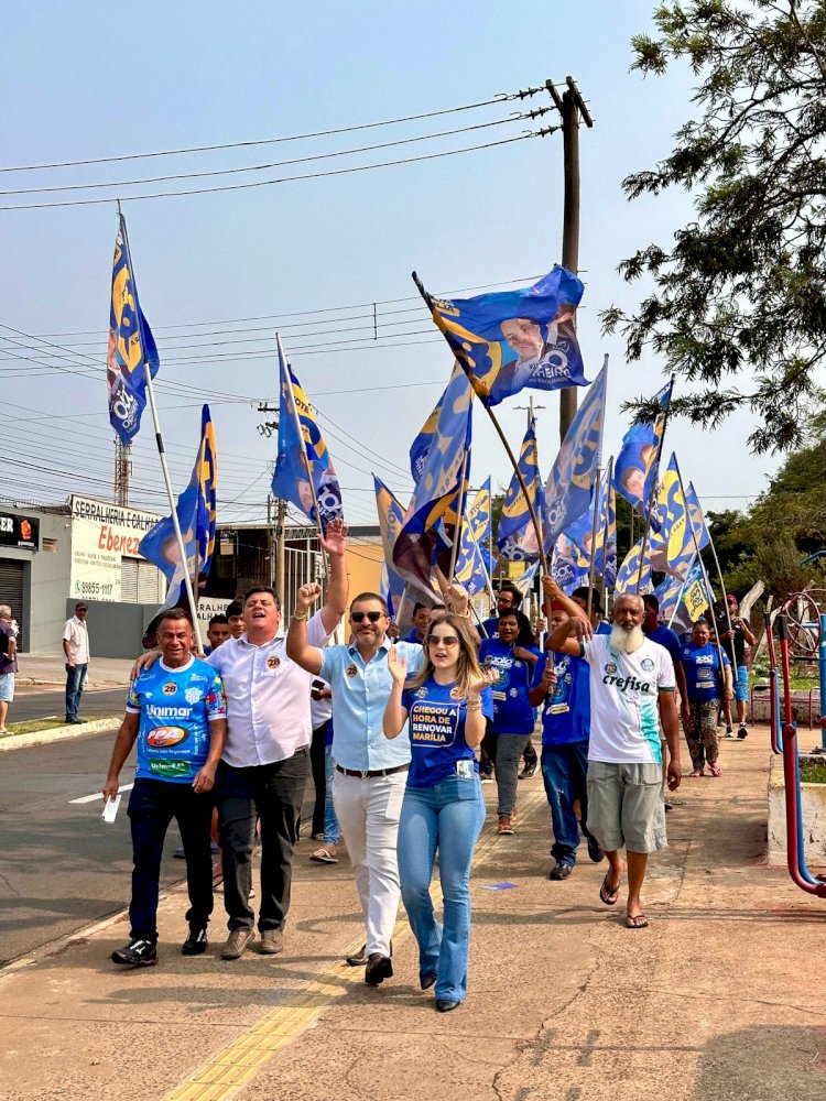João Pinheiro reforça apoio ao comércio local em visita à Feira do Rolo, na zona sul de Marília