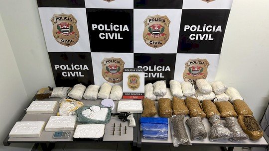 Pai e filho são presos com aproximadamente R$ 500 mil em drogas em Bauru