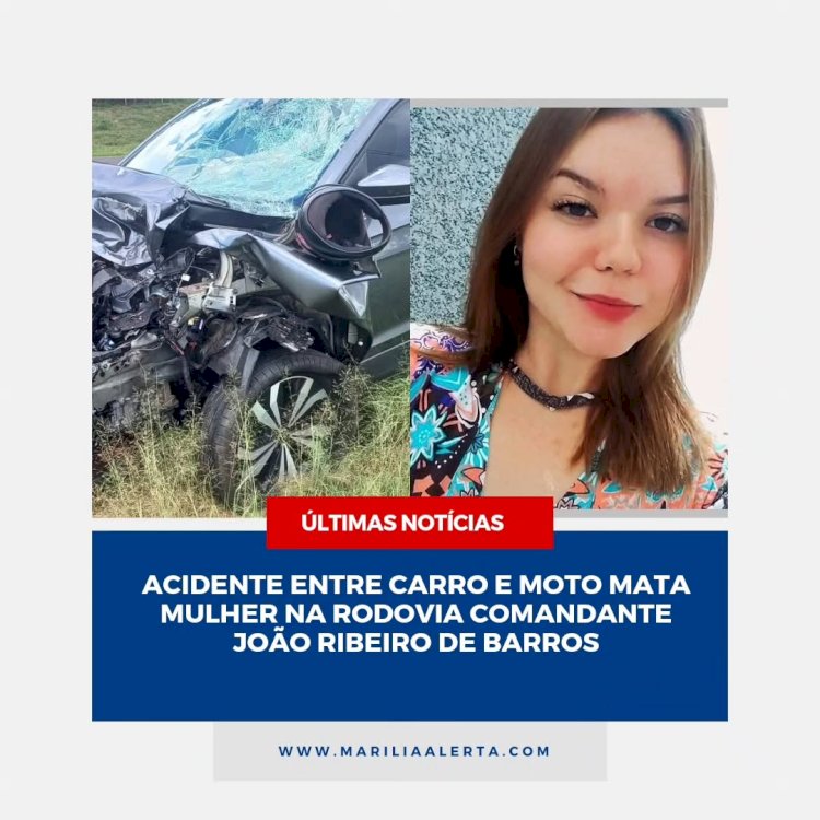 Mulher morre em grave acidente na Rodovia Comandante João Ribeiro de Barros